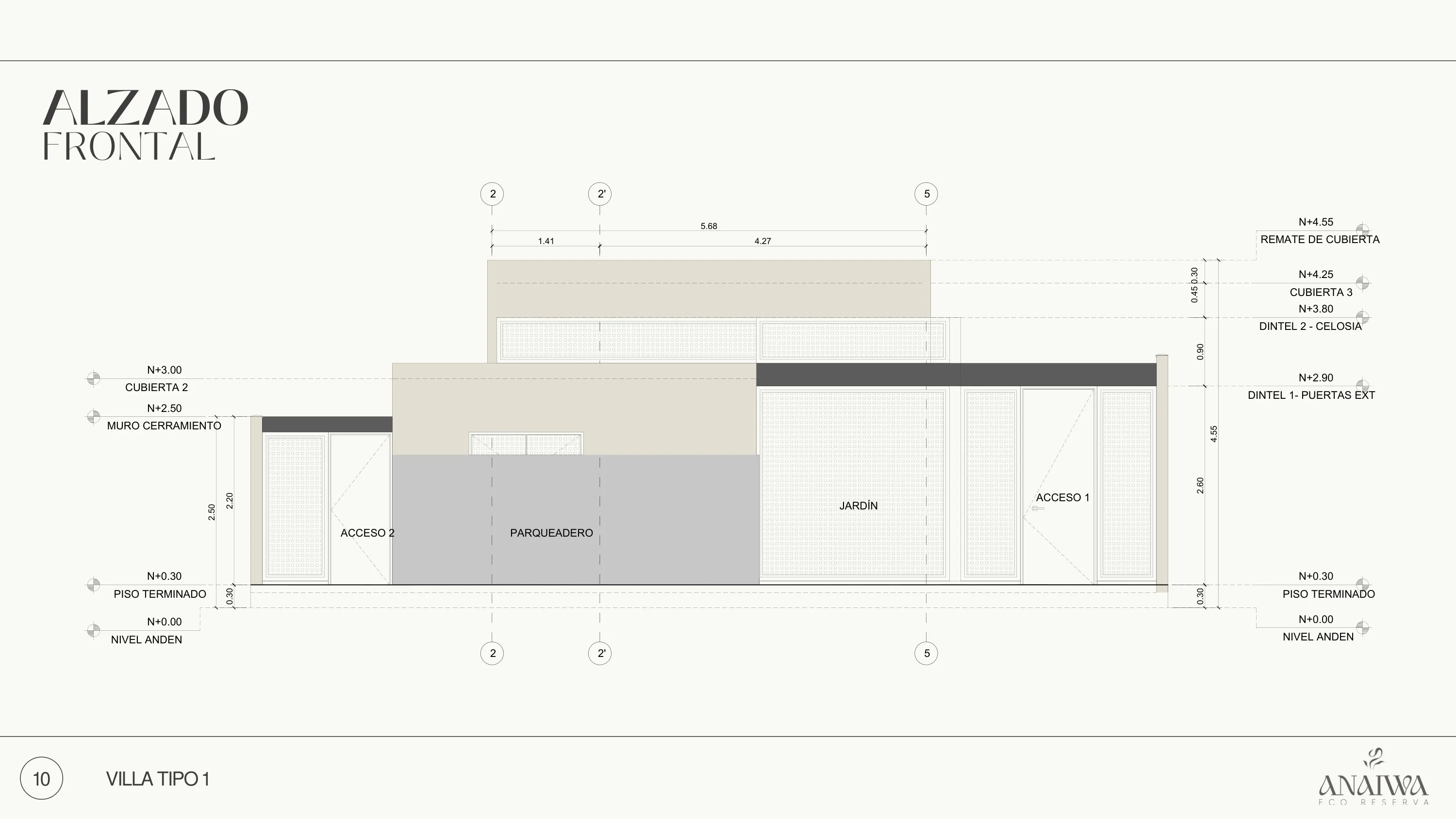 Alzado Frontal