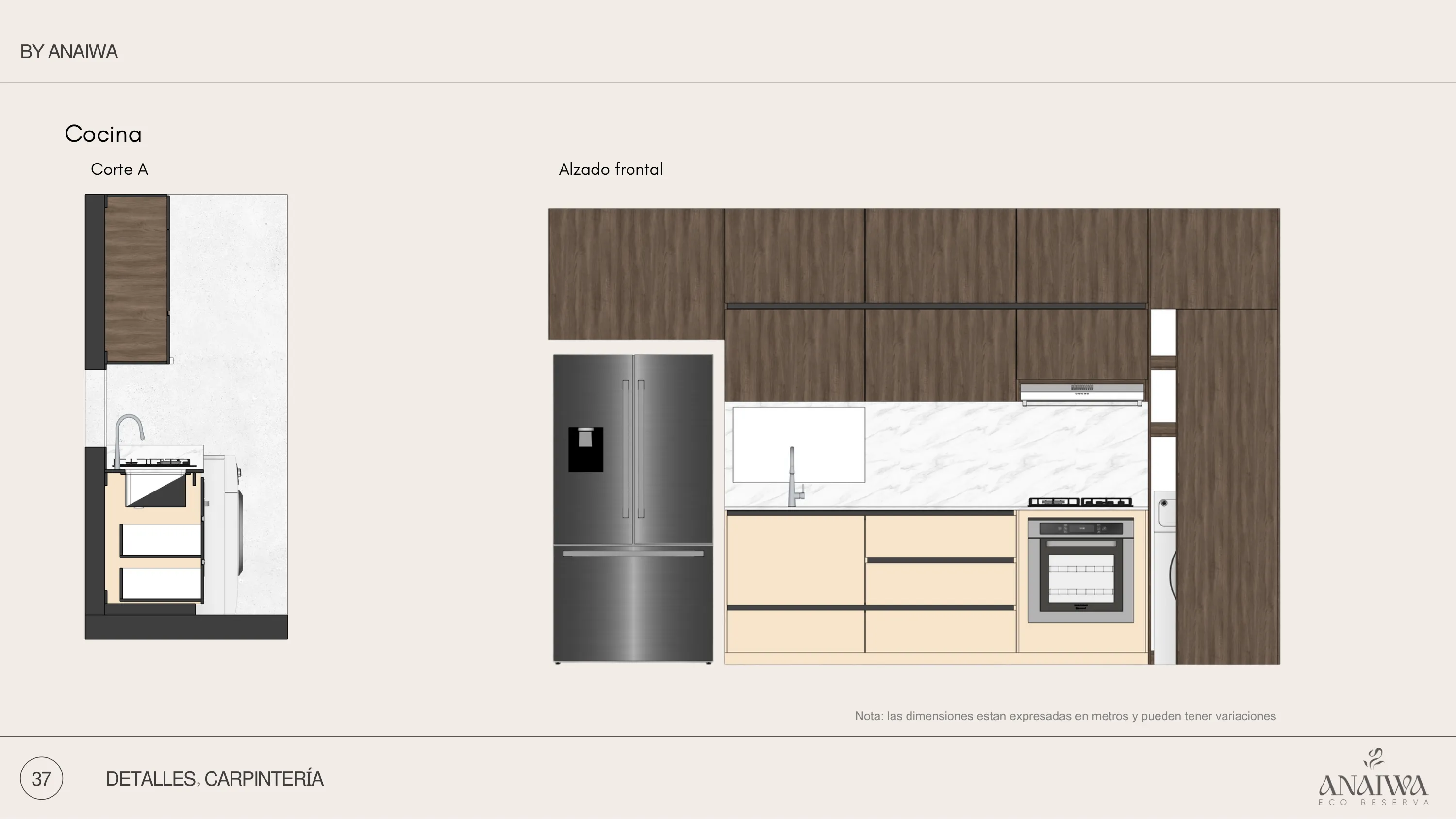 Cocina Alzado