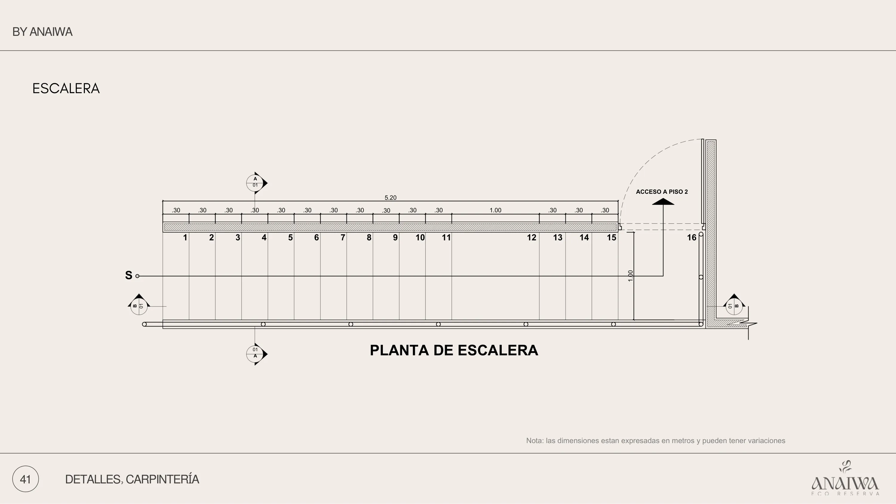 Planta Escalera