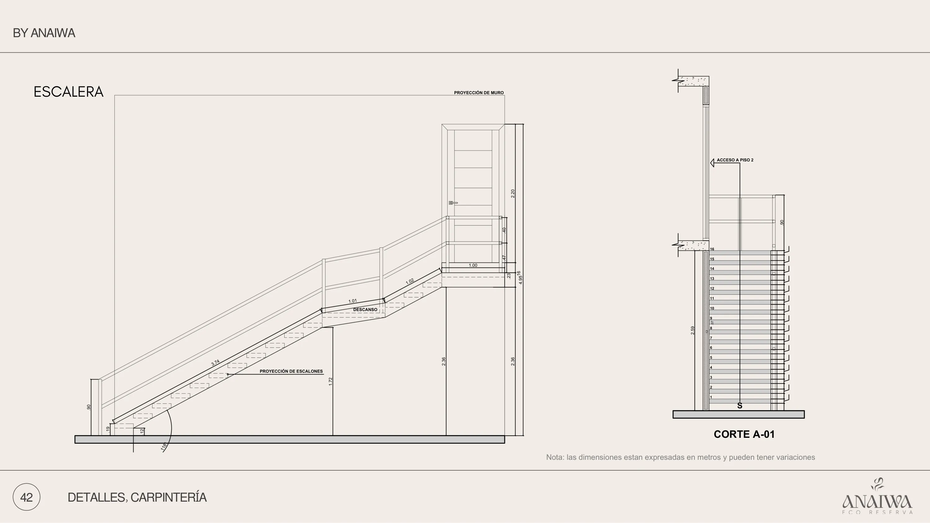 Corte Escalera